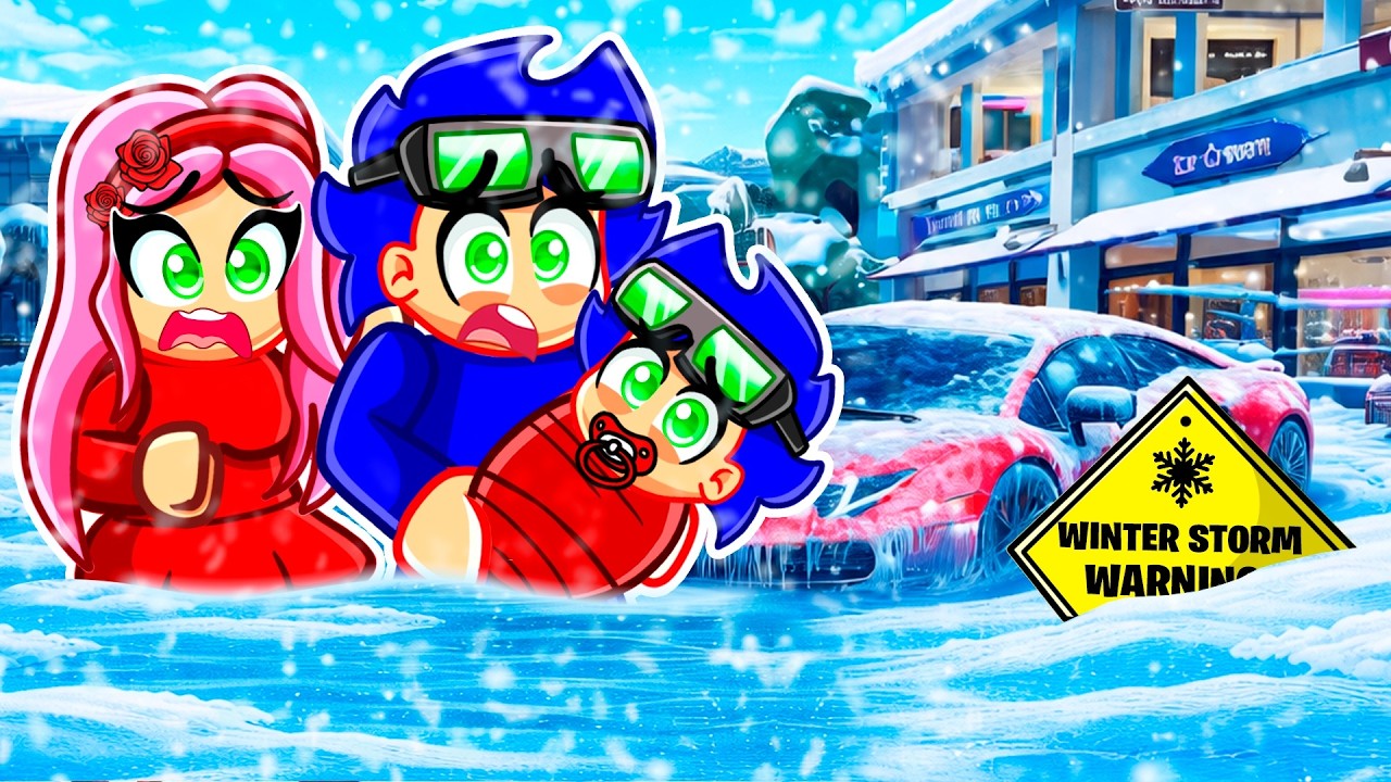 Nuestra Familia Sobrevive a LA TORMENTA DE NIEVE en Brookhaven...