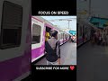 Speed Focus ⚡ #shorts #vlog #trainvideo