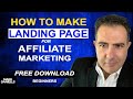 How To Make A Landing Page For Affiliate Marketing [Affiliate Marketing For Beginners]