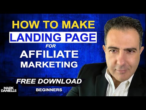 How To Make A Landing Page For Affiliate Marketing [Affiliate Marketing For Beginners]