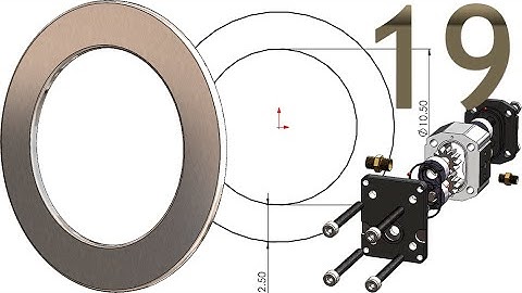 19-Project 52| Hydraulic Gear Pump 2 |SolidWorks Tutorial: sheet metal washer 2