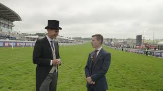The Betfred Derby - Epsom track walk with Richard Kingscote and Frankie Foster