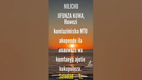 hakuna kulazimishana ktk mapenzi, akupendae kweli tena utajifunza kwake kupendaaa,,,,,,