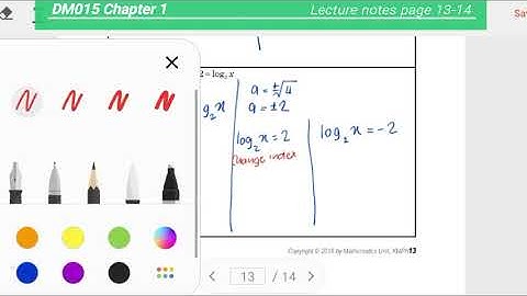 DM015 Chapter 1  Logarithms Part 3
