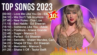 Top Songs 2023 ☀️ Dua Lipa, Maroon 5, Sia, Rihanna, The Weeknd, Tones And I, Shawn Mendes