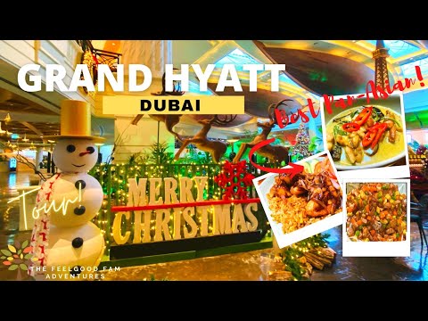 Dining at Grand Hyatt Dubai! One of the BEST Asian Restaurants in Dubai, UAE! Food Tour, 4K