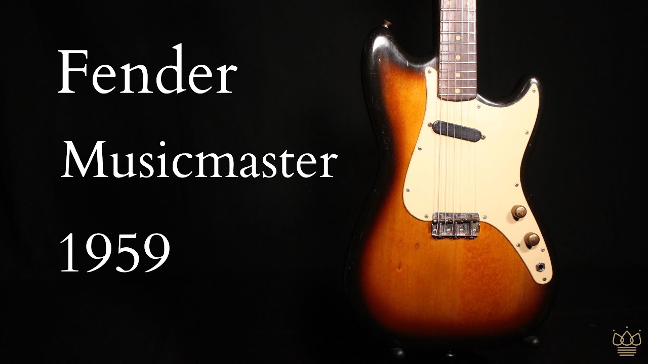 Fender Musicmaster 1959 test - YouTube