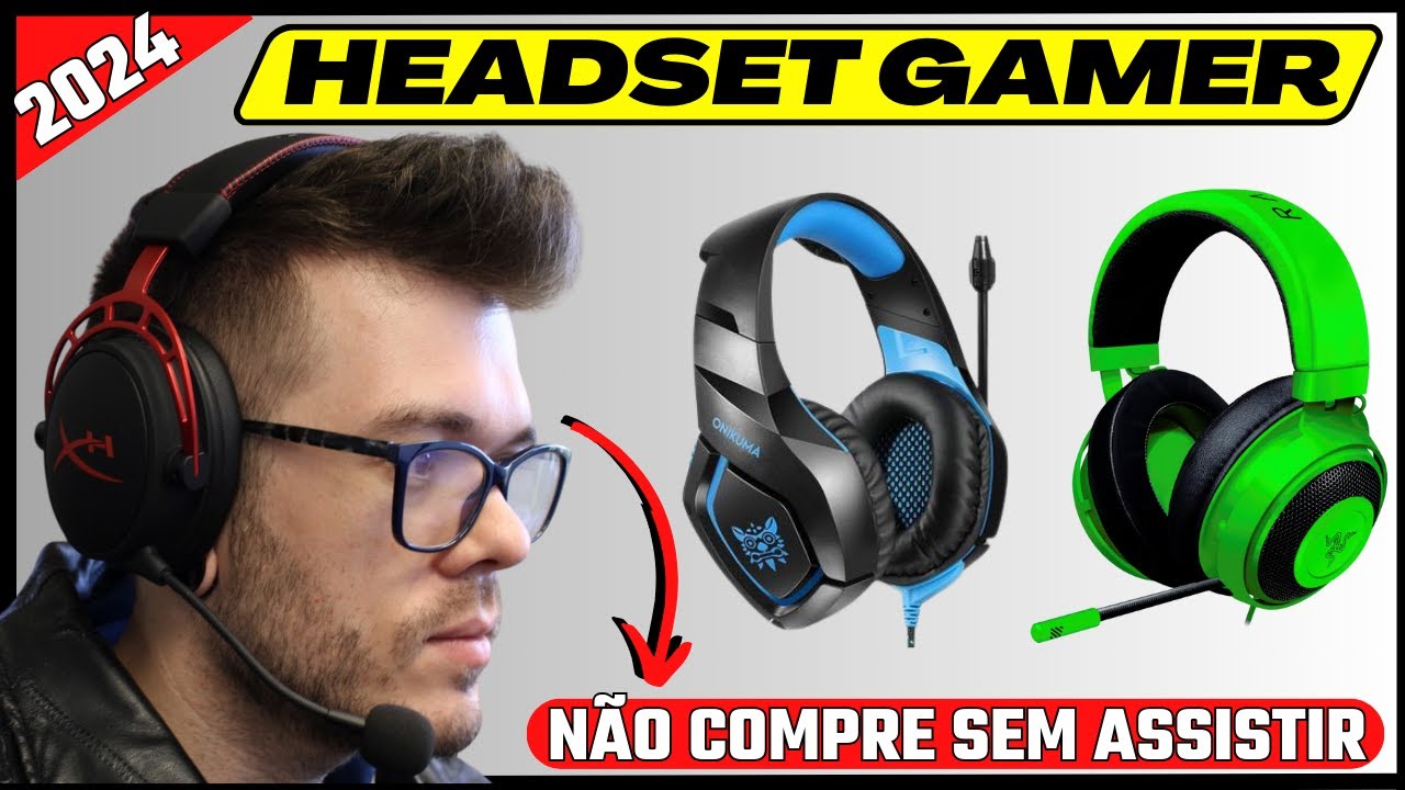 TOP 8! Melhor HeadSet Gamer! BOM E BARATO! HeadSet Gamer Custo ...