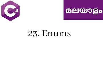 23.  Enums | Learn C# Malayalam | C# Malayalam tutorial