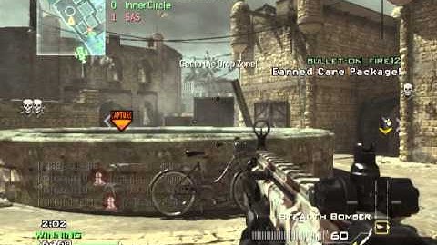 bullet-on_fire12 Stealth Bomber Multi Kill Drop Zone Seatown - MW3 Game Clip