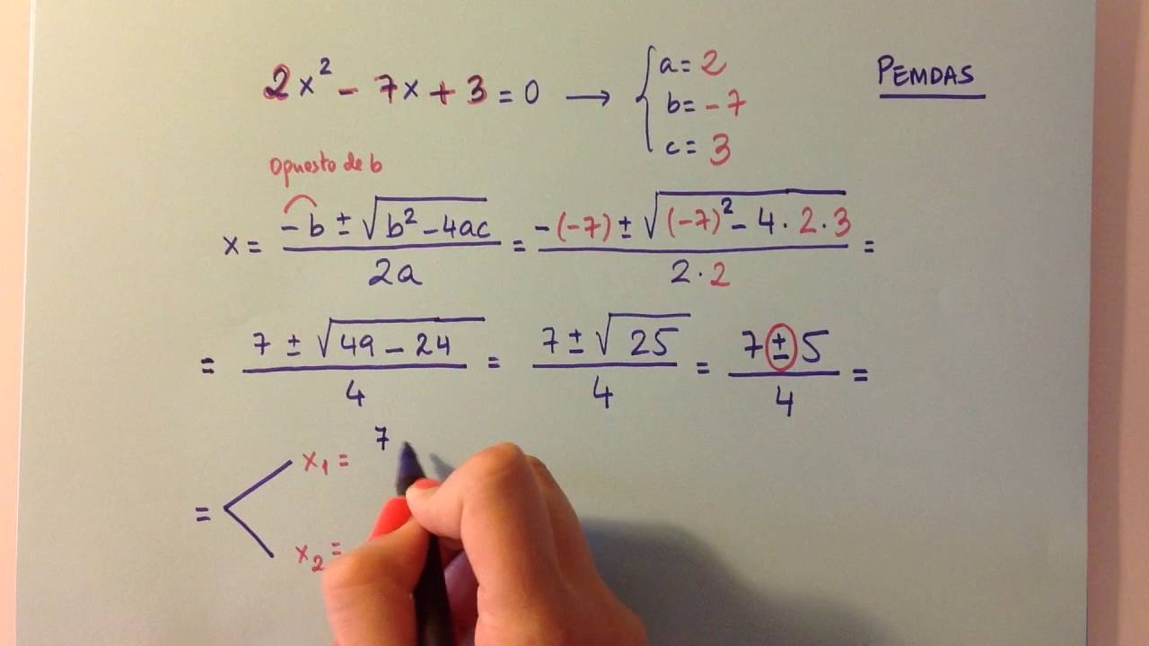 2º ESO: Ecuaciones de Segundo Grado Completas (Primera Parte)