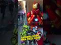Superhero chased by police for hiding  marvel  dc charactersall marvel avengers shorts