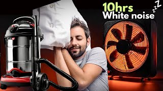 Heater Fan Sound and Vacuum Cleaner White Noise Mix to Sleep Fast | Black Screen