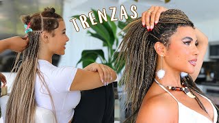 Asi me hago las trenzas africanas  Tutorial | Doralys Britto