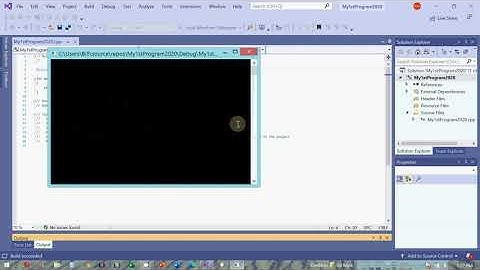 How to create your first C++ program in Visual Studio