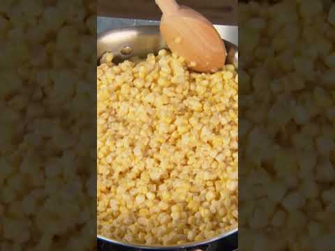 How to make martha stewart's classic creamed corn #shorts