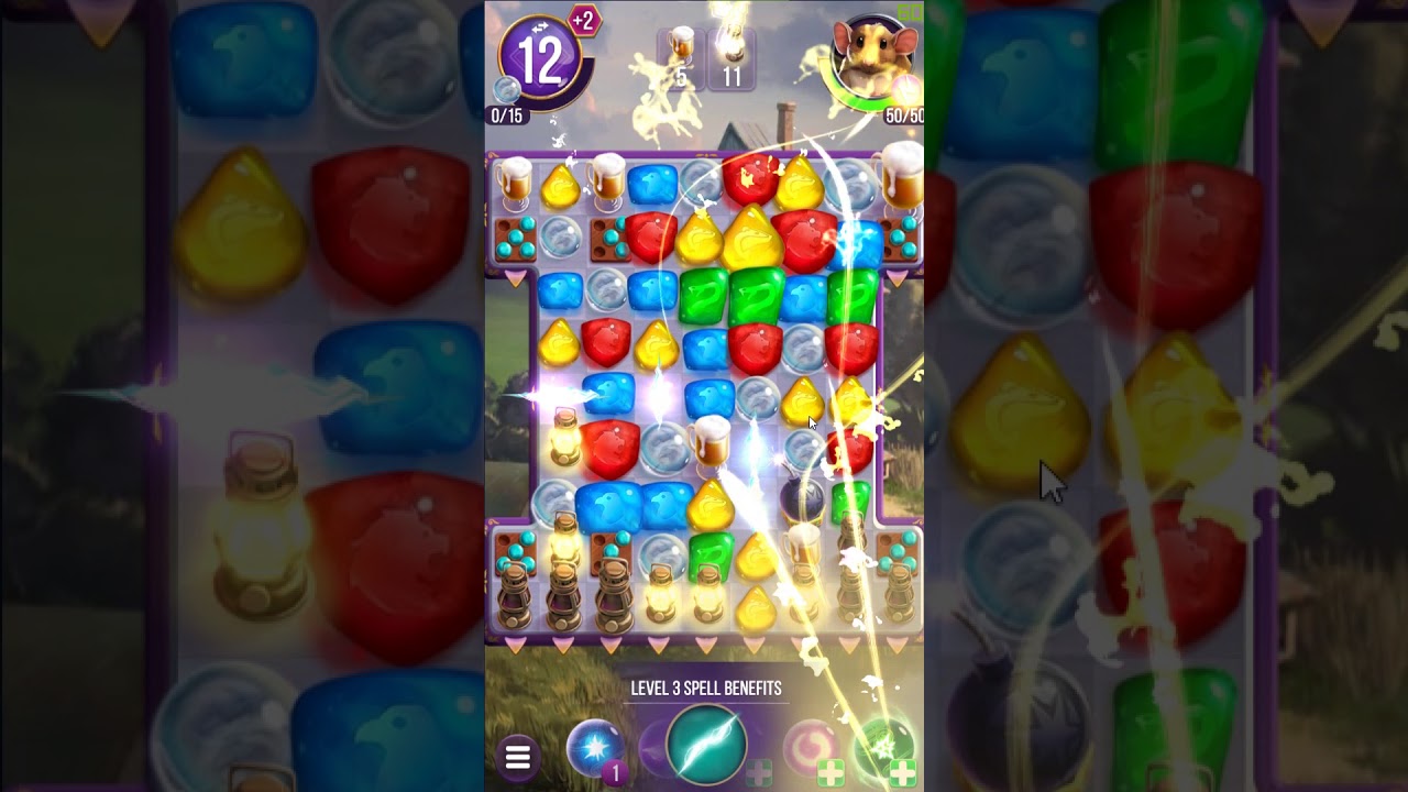 Harry Potter: Puzzles & Spells level 745 no boosters