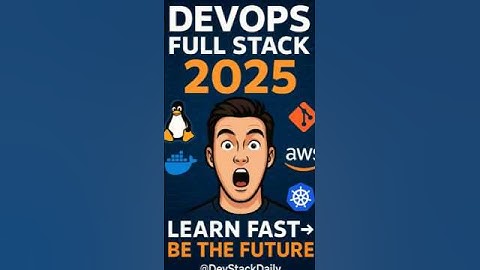 DevOps Full Stack Roadmap 2025 | Land a 6-Figure Job in Tech FAST!#shorts