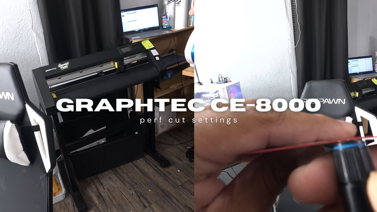 How To Setup Perf Cut on Graphtec CE8000 + Cutting Master PC Settings