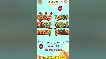 #bird #sort 2 #color #puzzle level 29 #birdsort #colour #gaming #viral #trending #shorts #solution