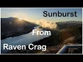 Capturing a Sunburst on Raven Crag - Landscape Photography