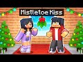 Our First Mistletoe KISS In Minecraft!