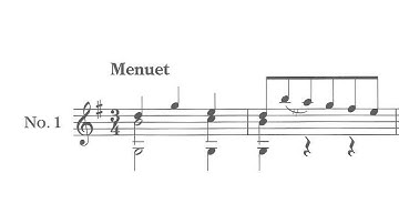 Fernando Sor | Op.5-1 Menuet | performed by Hiromu Taguchi |