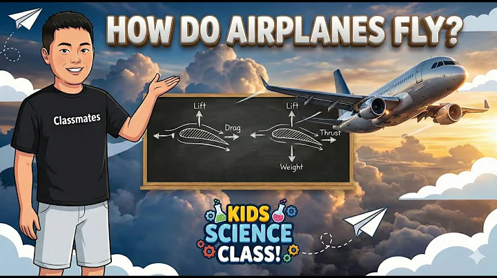 How Do Airplanes Fly? The 4 Forces of Flight for Kids!