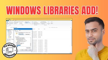 How to Add Libraries on Windows 10