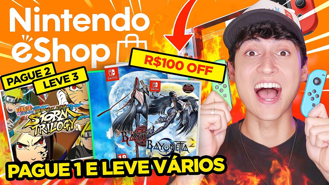 COMO COMPRAR JOGO MAIS BARATO NO NINTENDO SWITCH!?  JOGUE MAIS E PAGUE  MENOS!! #DicasDeSwitch 