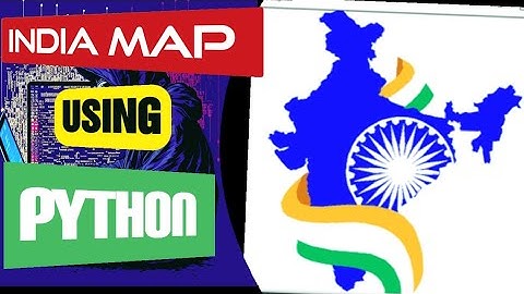 Python animation in 5 min Python projects!India map using Python #python #pyhton #programming #viral