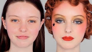 The GOLD Look - Vintage 1920's inspired Collette Marchant Makeup