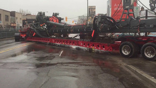 Superload 160&#39; Long 11&#39;4&quot; Wide 13&#39;5&quot; High Downtown Toronto Ontario