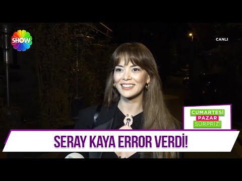 Seray Kaya aşk sorusuna cevap veremedi donup kaldı!