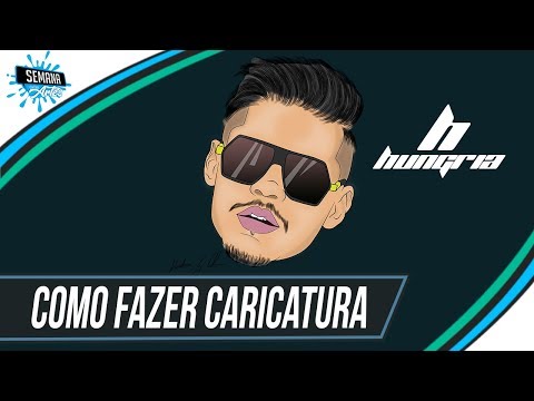COMO TRANSFORMAR FOTO EM DESENHO - CARICATURA - PAINT TOOL SAI