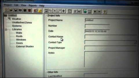 Carrier HVAC Block Load V4.16 software demo