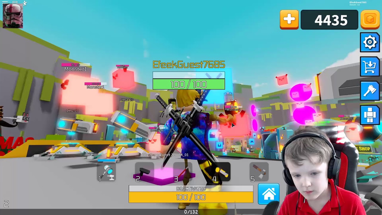 Live Roblox Gaming 2 Turret Tower Tycoon Beta Youtube - epic turret roblox