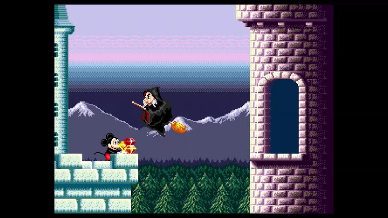 Castle Of Illusion Starring Mickey Mouse Sega "Castle Of Illusion Starring Mickey Mouse" (Sega Genesis) Gameplay