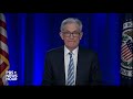 WATCH LIVE: Federal Reserve Chair Jerome Powell holds news briefing following open market meeting