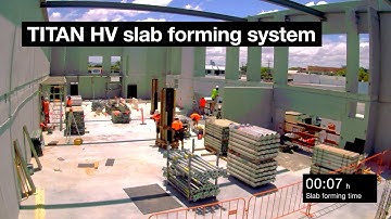 Fast, efficient and safe slab formwork | TITAN HV slab forming system