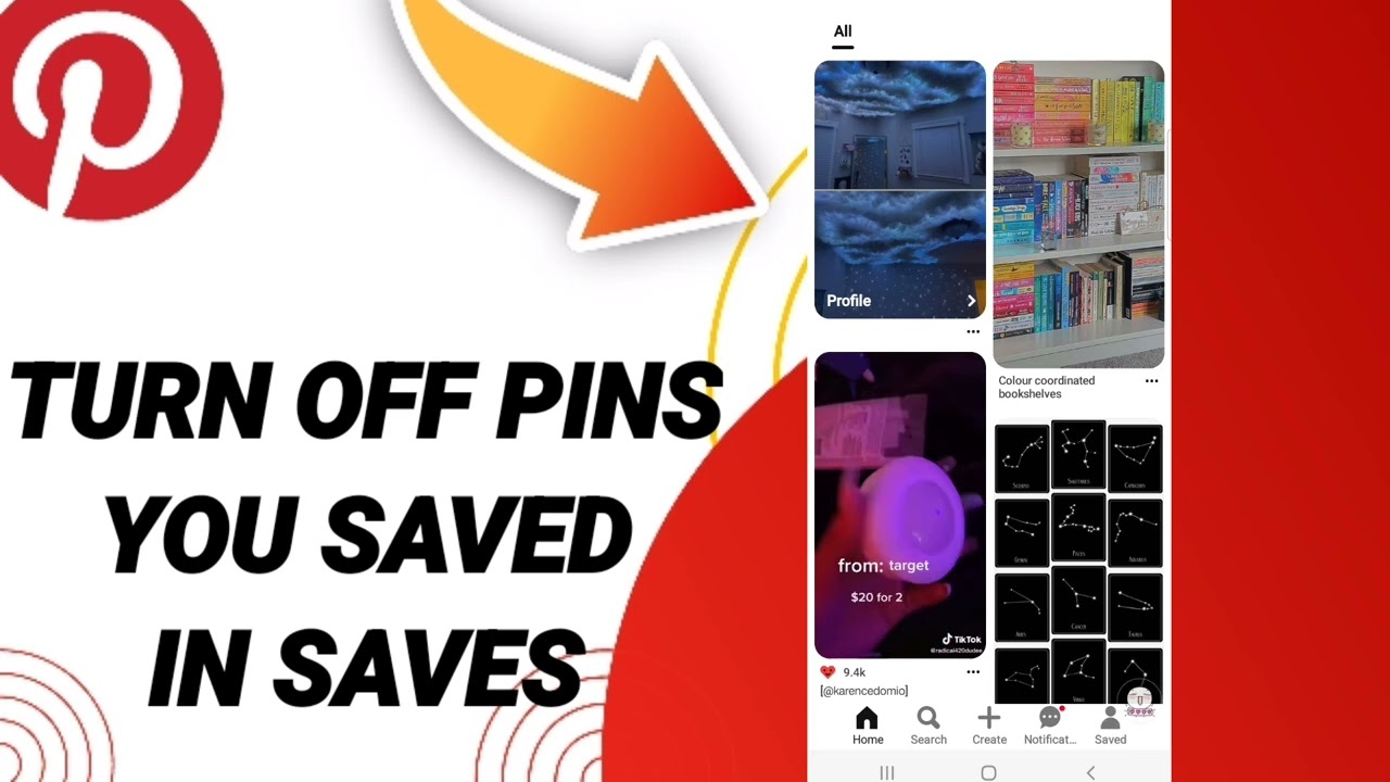 How To Turn Off Pins You Saved In Saves On Pinterest App 