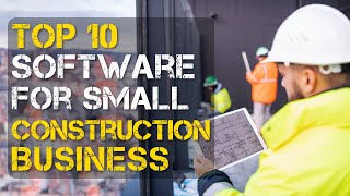 Top 10 Best Software for Small Construction Business screenshot 1