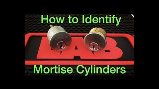 [106] How to Identify a Mortise Cylinder