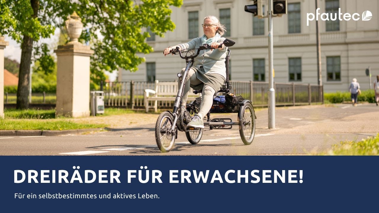 Dreiräder für Erwachsene: Die ultimative Lösung für sichere und mühelose  Mobilität im Straßenverkehr 