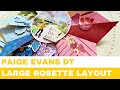 #63 Large Rosette Layout - Paige Evans Design Team