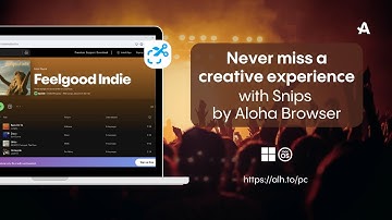 Never Miss a Music Drop 🎧 | Snips in Aloha Browser Keep You Updated