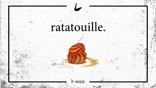 here's ratatouille, or really confit byaldi #shorts