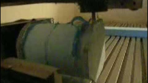 Milling-test with 4th axis on my homemade cnc-router