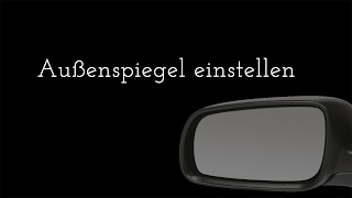 Aussenspiegel Einstellen Beim Auto Youtube