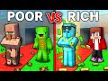 JJ and Mikey : POOR vs RICH Steal a Villager in Minecraft ! (Maizen)